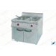 Electric Deep Fryer With Double Tank Basket , commercial kitchen equipment