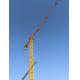 8 Tons Qtz80 Rise Buildings Flat Top Tower Crane With Frequency Conversion Control Russia