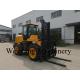 Weichai Engine 4 Wheel Drive Forklift Good Off Road Performance 4m Lifting Height
