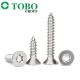 High Strength Firm Stainless Steel Carbon Steel Factory Price M6 M8 Torx Slotted Countersunk Head Self Tapping Screw