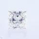 Loose Princess Cut As Grown CVD Lab Grown Synthetic Diamond Color Grade G-D