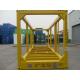 20ft High Cube Container Frame , ISO Shipping Container Steel Customized Size