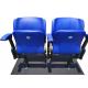 Plastic Seat 460mm Width Foldable Stadium Chair For Indoors Circus Venue