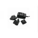 Black Universal AC Power Adapter , EN60950 / EN60065 Interchangeable Plugs