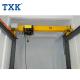 Yellow 5t Single Girder Overhead Crane Electric Monorail Travelling