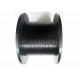 30m Capacity Q355B Steel Grooved Wire Rope Drum Black For Lifting