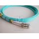 Duplex LC OM3 Fiber Optic Patch Cord For Opitcal Access Network and Data Center