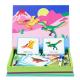 Kids Magnetic Jigsaw Puzzle Dinosaur Book Play Box Toys For Kindergarten