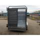 Double Axle Cattle Crate Trailer With An Extra Wheel / Hydraulic Brake Drum