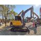 EC60D Used Volvo Excavator With 3800mm Max Digging Depth 6115mm Max Digging Radius