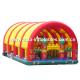 Inflatable Funcity With Giant Dome Cover And Cartoon Animal Models Inside