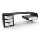 Universal Wheels 37.5CM Black Coffee Table With Storage Family Room Furnitures