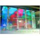 Big Transparent Glass LED Display SMD 3535 , 1R1G1B P12 Transparent Led Video Wall
