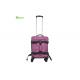 Snowflake Polyester 18 Inch 4 Spinner Wheel Luggage