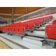 Electrical Control HDPE Retractable Bleacher Seating With Folding Armrest