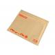 Custom Printed 4x8 Kraft Bubble Mailers Courier Size 000 Padded Envelopes