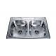 WY-3322 Inch undermount double bowl stainless steel sink 33*22inch