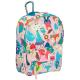 Flower Printed Custom Logo Backpacks Womens Travel Rucksack For Storage