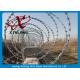Eco-Friendly Razor Barbed Wire Prison Fence 0.5mm Thickness