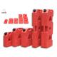 Red Color Plastic Fuel Tanks For Cars , Anti Rust 3 Gallon Portable Fuel Tank