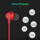 Voice prompt wireless blue tooth Headset earbuds headphone Stereo hands free Ear Hook Earbuds