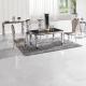 Marble Luxury Modern Dining Tables Prismatic Table Leg 8 Seaters Home Furniture Silver
