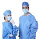 Dental Washable Cloth Non Woven Protective Surgery Gowns Short Sleeve