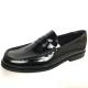 Fashion Style Buckle Loafers For Men , Bespoke Moccasins Leather Sole Shoes