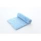 20x40cm blue color microfiber microfibre plush coral fleece towel
