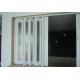 Interior PVC Folding Door , Plastic Accordion Sliding Door 0.1-0.3 m / s Opening Speed