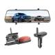 10 Touch Screen Rear View Mirror Dash Camera Car Charger Receiver