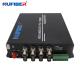 1080P TVI/CVI/AHD Fiber Video Converter 8CH Video Single Fiber Single Mode 1310nm/1550nm 20km FC Transmitter Receiver
