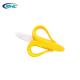 Non Toxic Silicone Baby Teether Soft Banana Toothbrush Teether Customized