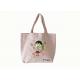 Pink 10A Eco Shopping Plain Cotton Bags Samll Size For Kids Lunch Tote