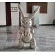 Contemporary Outdoor ODM Steel Rabbit Sculpture for Indoor Decoration