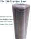 Stainless Steel 304 316 Grade Welded Wire Mesh 12x12mm Hole Mesh 1/2X1/2