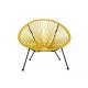 Steel Wicker Rope Rattan Acapulco Chair Outdoor Patio Garden Table And Chair Set