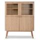 wholesale North America style wooden high cupboard cabinet furniture