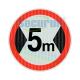 EGP Reflective Restriction Width Limit Road Sign Customized 600mm
