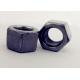 15mm Thickness Carbon Steel Hex Nuts M14x1.5 Black Color For Agricultural Electronics