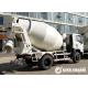 8 Cubic Meters Truck Mounted Concrete Mixer , Cement Mixer Truck 213kw