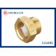 1/2  To 3/4  Female x Male Brass Straight With Check Valve