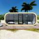 ECO Space Capsule Prefab Tiny Mobile House Steel Apple Cabin with Kitchen Granny Flat and Office