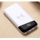Dual USB 6000/8000/10000mAH Polymer Lithium Battery Wireless Fast Charging Power Bank