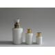 Silk Screen Custom Cylinder Refillable Makeup Containers For Skin Care Cream