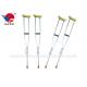 Safety Convenient Medical Walking Crutches , Aluminum Alloy Weight Bearing Crutches