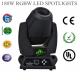 2014 hottest products 180W RGBW LED moving head lamps best price and high quality