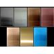 AISI 304 201 J1 Stainless Steel Sheet Plate 0.4mm Gold Mirror For Elevetor