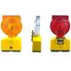 Waterproof Solar Industrial Warning Lights 2 Sided Over 1500m Visual Range 5.5 V 0.3W Solar Panel