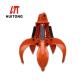 Excavator Hand Wearing Scrap Hydraulic Orange Peel Grab